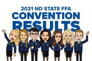 All of the results from the 2021 ND State FFA Convention held June 4-7 at the North Dakota State University campus.