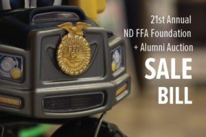 21st Annual ND FFA Foundation + Alumni Fundraising Auction Sale Bill