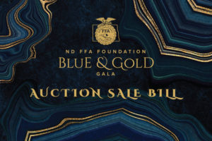 2022 Blue & Gold Gala Auction Sale Bill