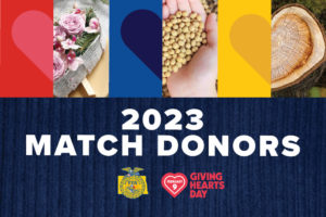 Meet our 2023 Giving Hearts Day Match Donors!  This incredible group has pledged to match more than $20,000 raised!