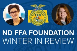 National Convention Results, SAE Grants, Giving Hearts Day & more! Read all about what's happening in the ND FFA and what we've been up to.
