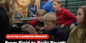 Students attending Experience Agriculture: Field to Fork